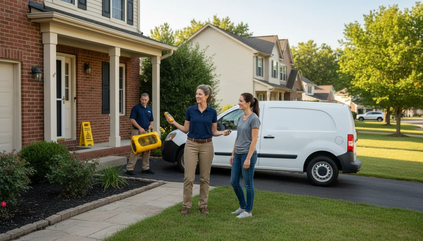 Residential water damage restoration in Flagler, CO